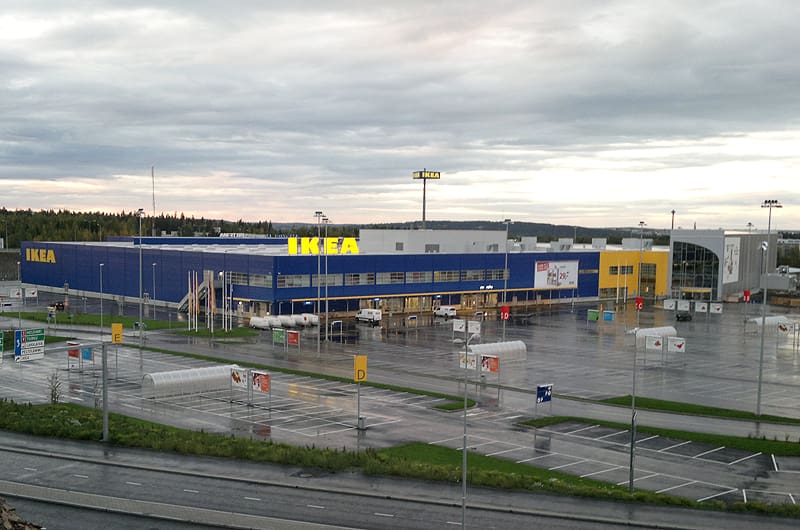 Металлоконструкции для гипермаркета IKEA
