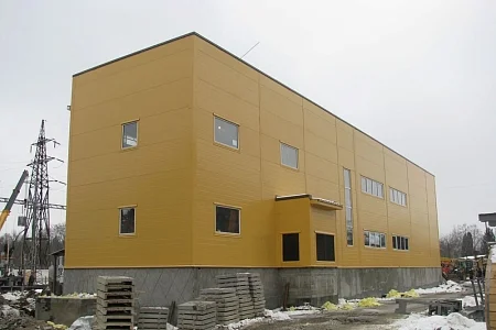 Ограждающие конструкции для вспомогательных зданий Баксанской ГРЭС