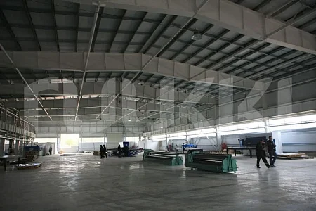 Производственное здание компании VDS размерами 91,00х68,00х7,20 м