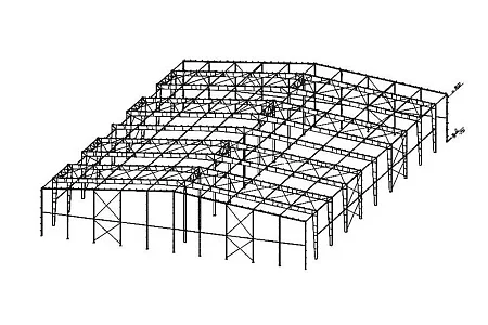 Складской комплекс размерами 60,00x122,00x6,00 м