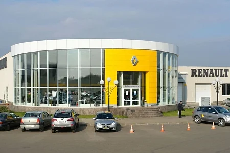 Автоцентр (пристройка) Renault "Реноме" размерами 32,50x63,00x4,40 м