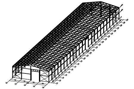 Складской комплекс для хранения мототехники размерами 18,00х92,00х5,40 м