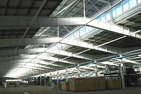 Завод по производству керамической плитки Kerama Marazzi (ОАО "КМ Груп"). Производственный корпус по производству керамической плитки размерами 96,00х252,00х23,00 м