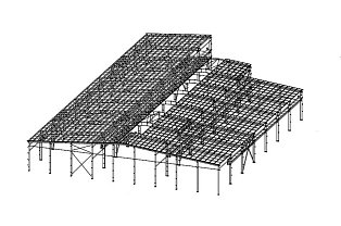 Производство деревянных строительных конструкций и столярных изделий размерами 54,00х90,00х7,20 м