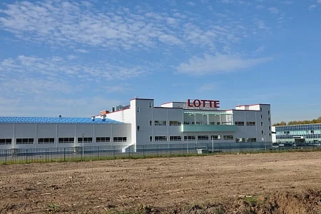 Ограждающие конструкции для Кондитерской фабрики Lotte размерами 46,00х220,00х8,40 м