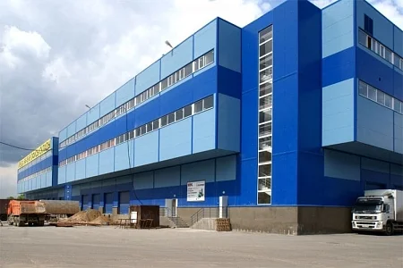 Торгово-складской комплекс VVV-1. Офисно-складское здание 3Б, зарядная размерами 87,00х117,00х11,00/15,60 м